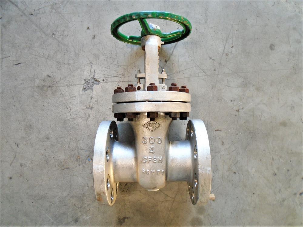 PK 4" 300# CF8M Gate Valve